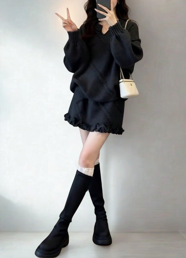 Snow Whisper Knit ~vol.35~ (リラックスワンピース)