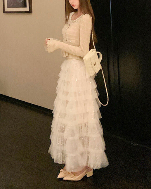 Snow Whisper Knit ~vol.8~(レーススカート)