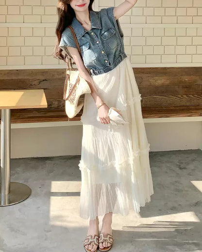 Day Dream Dress ~vol.75~ （デニムプリーツワンピース）