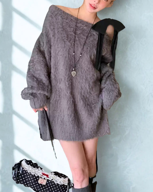 Snow Whisper Knit ~vol.41~ （オフショルリボンセーター）