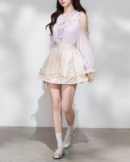 Day Dream Dress ~vol.24~ （オフショルブラウス/花柄ミディスカート　※セット売りではありません））