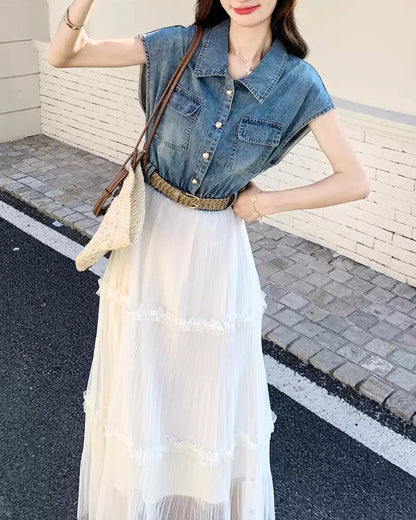 Day Dream Dress ~vol.75~ （デニムプリーツワンピース）