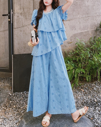 Day Dream Dress ~vol.68~ （フリル付きトップスとワイドパンツセット）