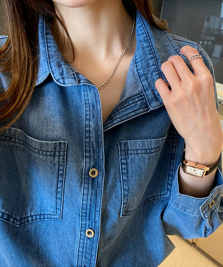 Snow Whisper Knit ~vol.37~ （デニムブルーシャツ）