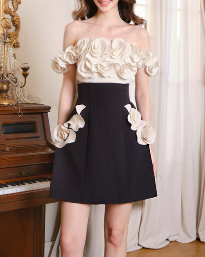 Midnight Bloom ~vol.11~（フローラルオフショルドレス）