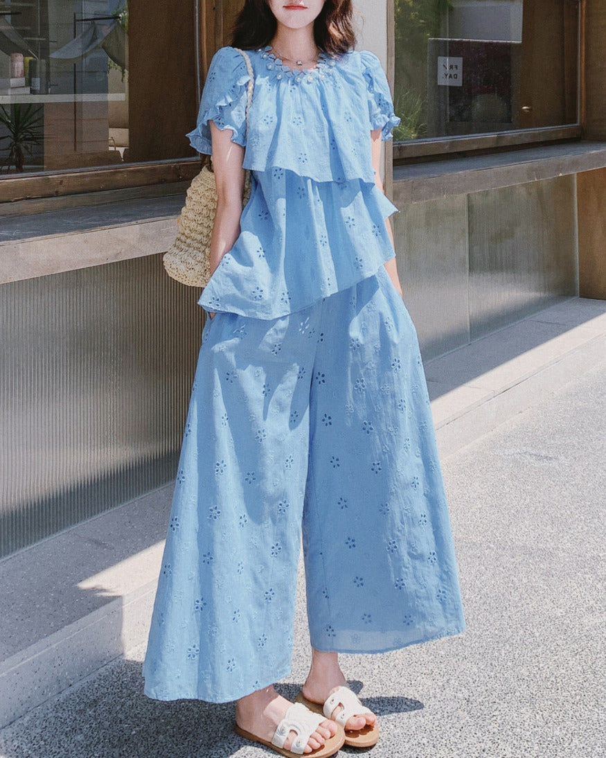 Day Dream Dress ~vol.68~ （フリル付きトップスとワイドパンツセット）