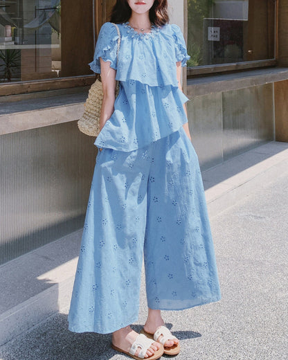 Day Dream Dress ~vol.68~ （フリル付きトップスとワイドパンツセット）