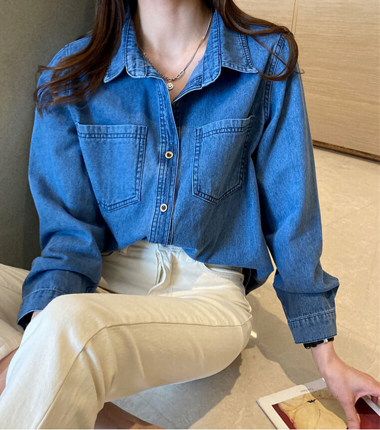 Snow Whisper Knit ~vol.37~ （デニムブルーシャツ）