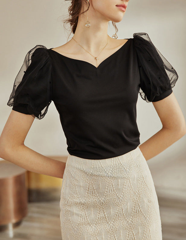 Day Dream Dress ~vol.50~ （ハートメッシュパフスリーブシャツ）