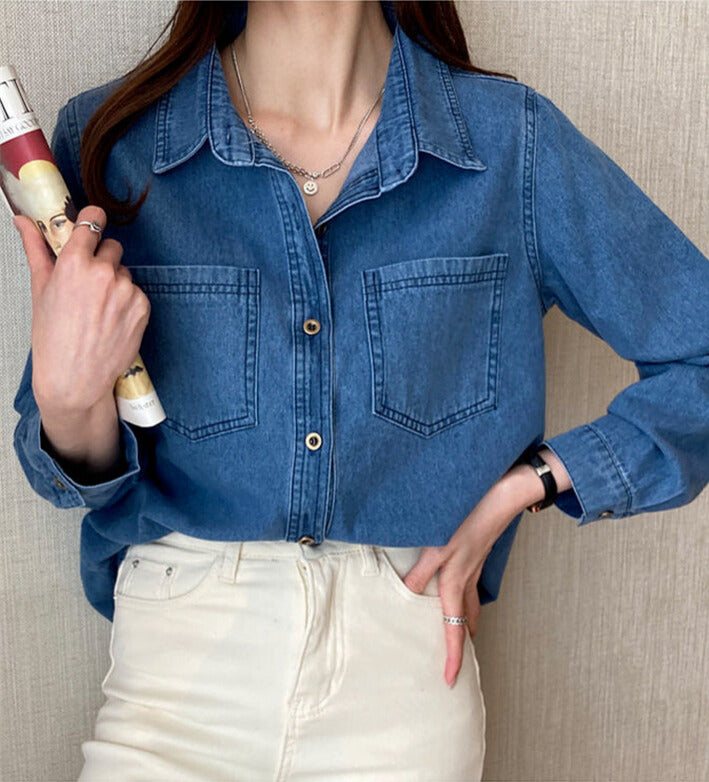 Snow Whisper Knit ~vol.37~ （デニムブルーシャツ）