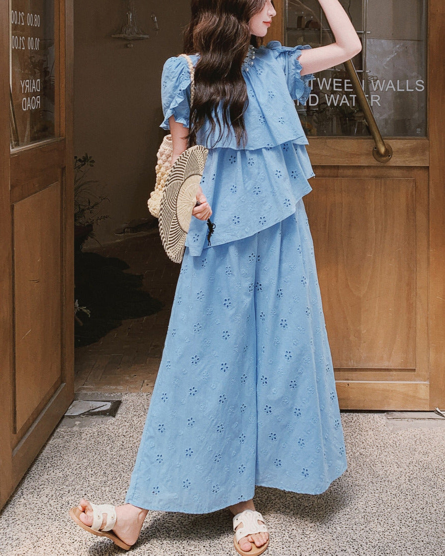 Day Dream Dress ~vol.68~ （フリル付きトップスとワイドパンツセット）