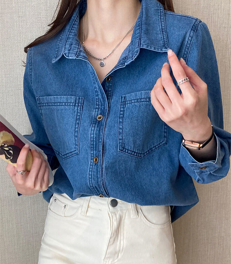 Snow Whisper Knit ~vol.37~ （デニムブルーシャツ）