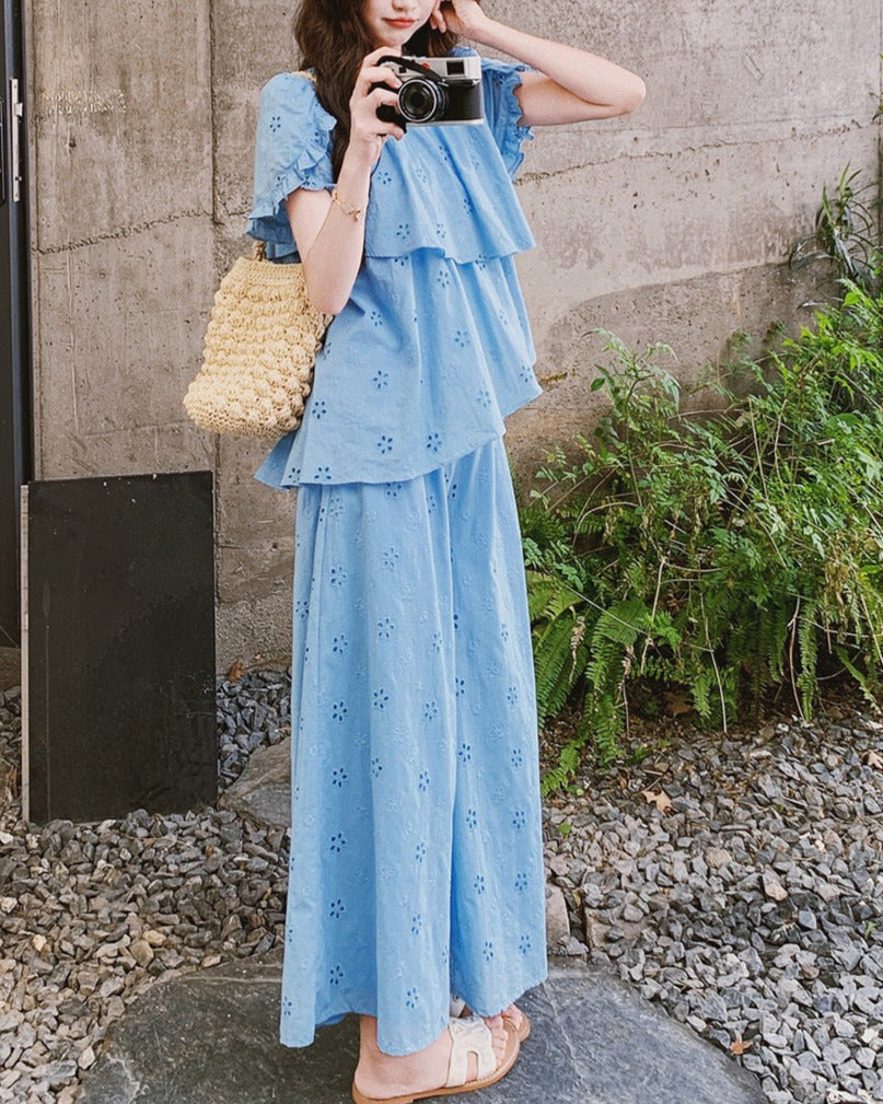 Day Dream Dress ~vol.68~ （フリル付きトップスとワイドパンツセット）