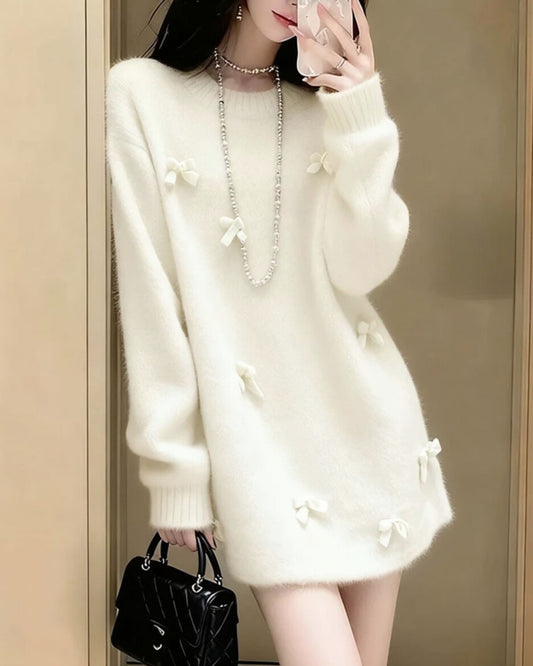 Snow Whisper Knit ~vol.1~（リボンニットワンピース）