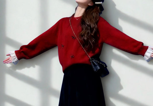 Snow Whisper Knit ~vol.16~（ミニリボンニット）