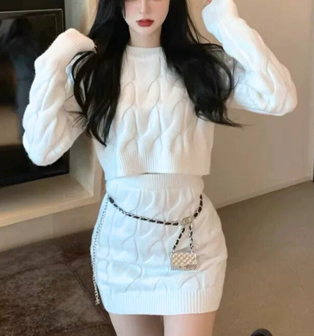 Snow Whisper Knit ~vol.42~ （ツーピースセットアップニット）