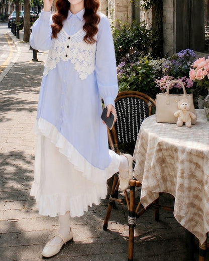 Day Dream Dress ~vol.94~ （ブルーパッチワークシャツワンピース）